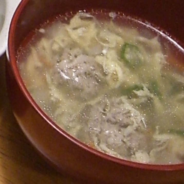 豚こま★肉団子スープ